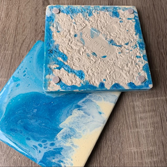 Beach theme tile coasters - Picture 5 of 6